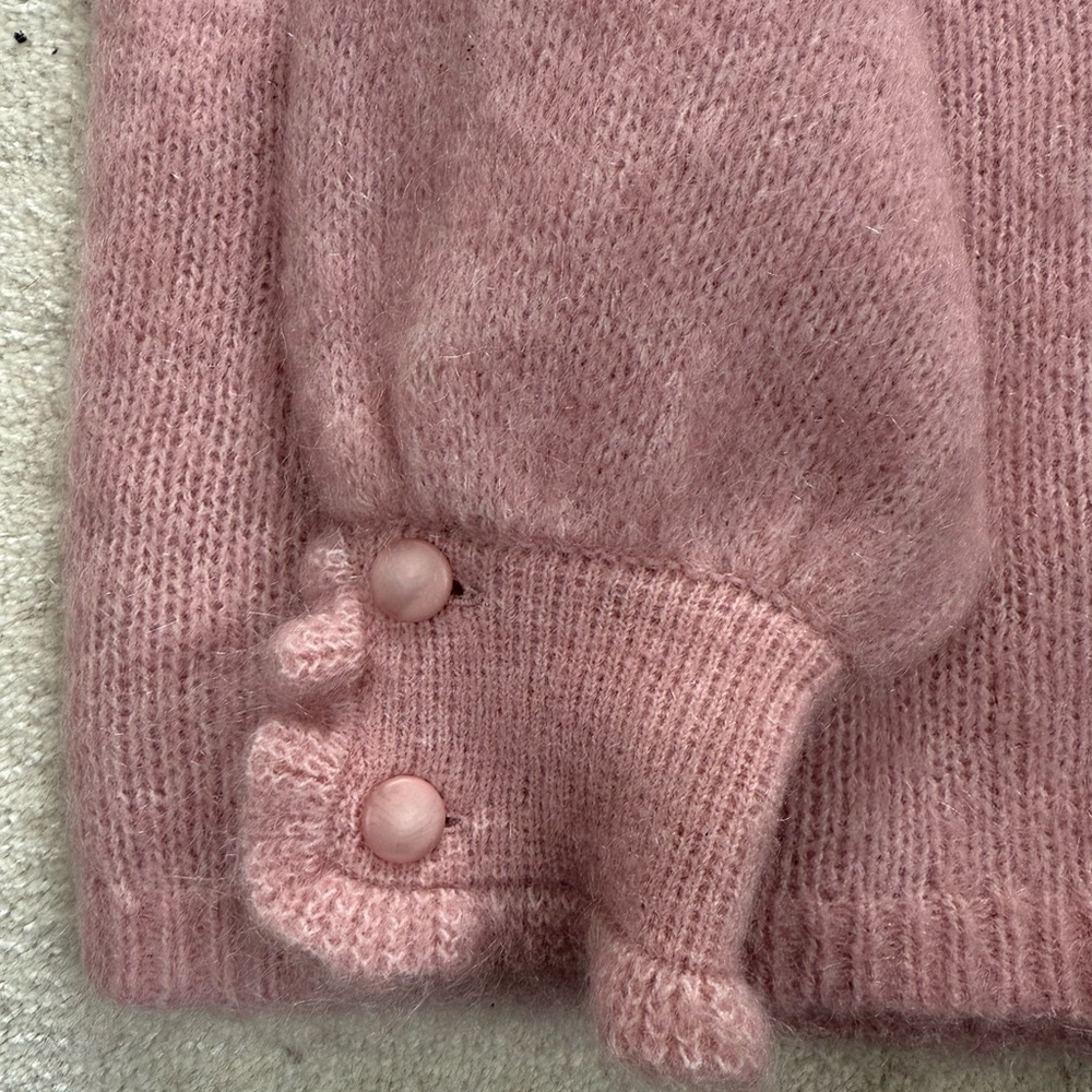 Sezane Mia Sweater Wool Pink S - Picture 3 of 5